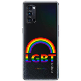 ETUI CLEAR NA TELEFON OPPO RENO 4 PRO 5G LGBT-2020-1-104