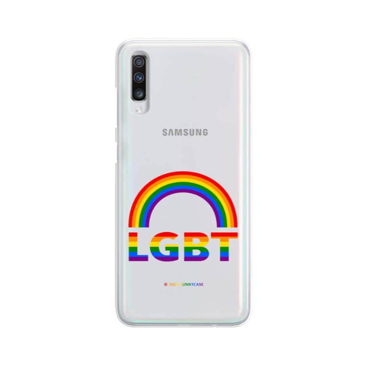 Etui Samsung GALAXY A70, Etui LGBT Wzory 2020-1 Wielokolorowy - FunnyCase