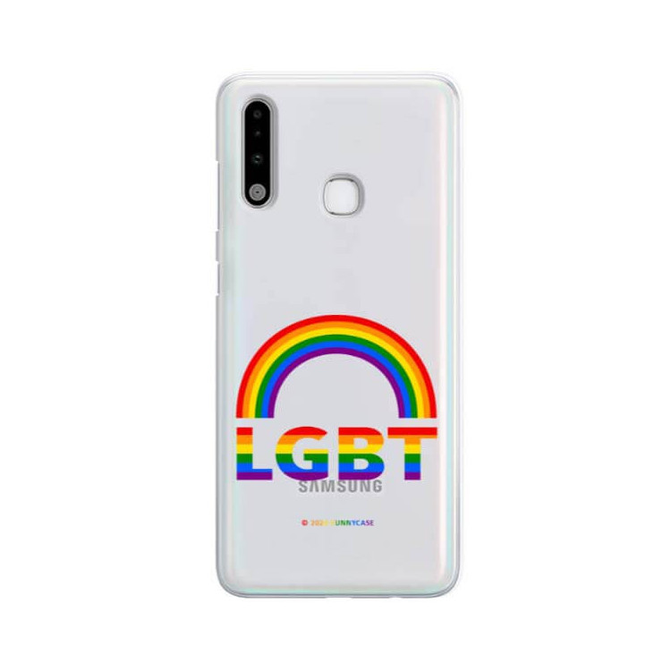 ETUI CLEAR NA TELEFON SAMSUNG GALAXY A70E LGBT-2020-1-104