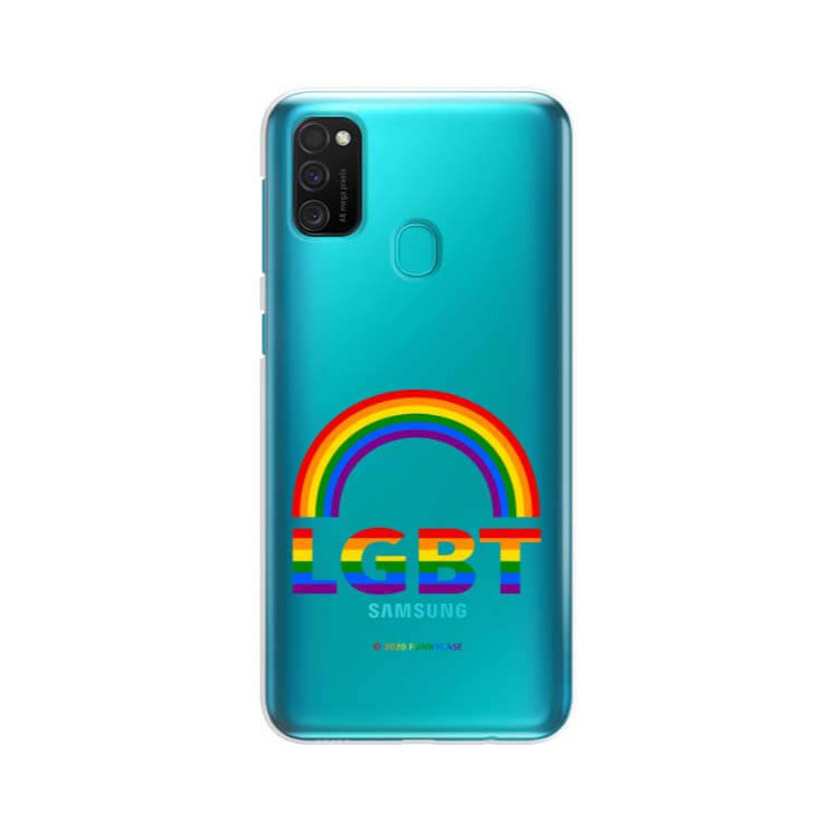 Etui Samsung GALAXY M21, Etui LGBT Wzory 2020-1 Wielokolorowy - FunnyCase