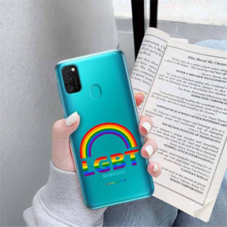 Etui Samsung GALAXY M21, Etui LGBT Wzory 2020-1 Wielokolorowy - FunnyCase