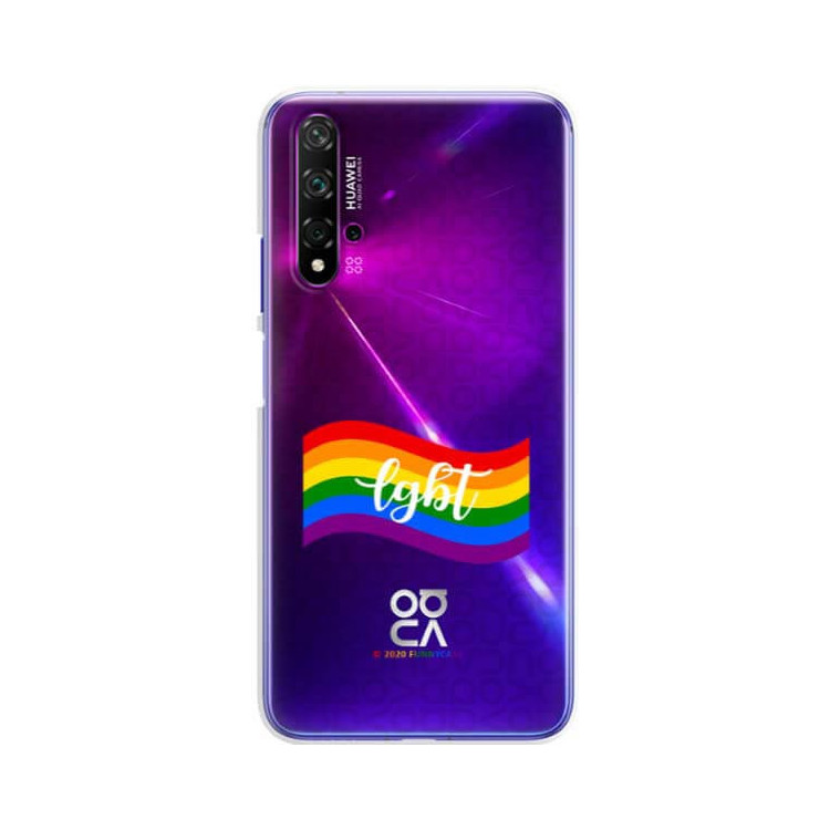 Etui Huawei NOVA 5, Etui LGBT Wzory 2020-1 Wielokolorowy - FunnyCase