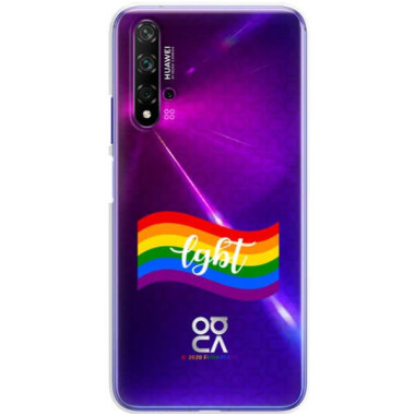 Etui Huawei NOVA 5, Etui LGBT Wzory 2020-1 Wielokolorowy - FunnyCase