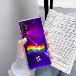 Etui Huawei NOVA 5, Etui LGBT Wzory 2020-1 Wielokolorowy - FunnyCase