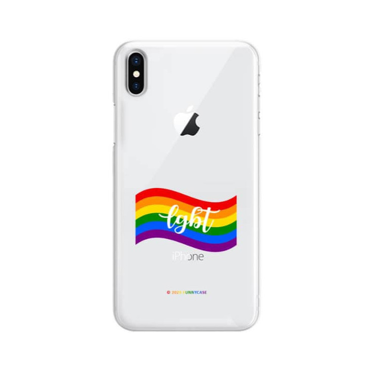 Etui Apple IPHONE X / XS, Etui LGBT Wzory 2020-1 Wielokolorowy - FunnyCase