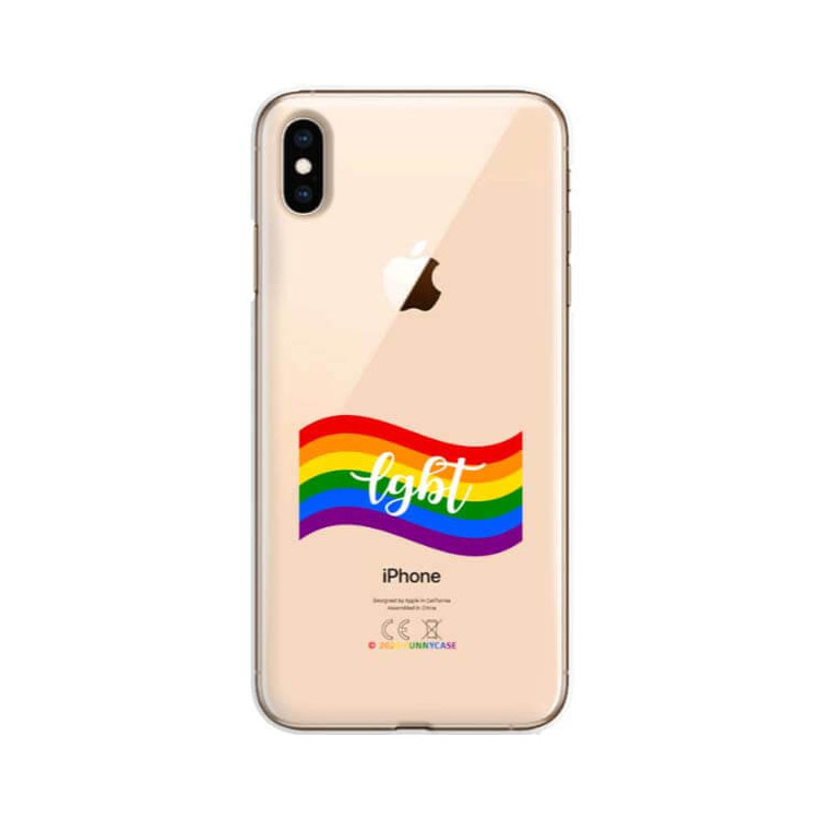 Etui Apple IPHONE XS MAX, Etui LGBT Wzory 2020-1 Wielokolorowy - FunnyCase