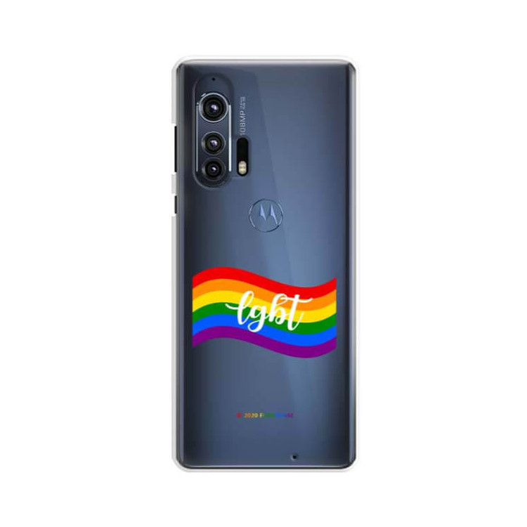ETUI CLEAR NA TELEFON MOTOROLA EDGE PLUS LGBT-2020-1-105