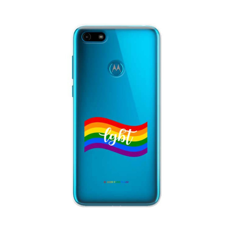 Etui Motorola MOTO E6 PLAY, Etui LGBT Wzory 2020-1 Wielokolorowy - FunnyCase