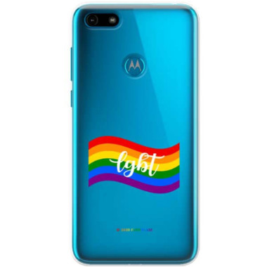 Etui Motorola MOTO E6 PLAY, Etui LGBT Wzory 2020-1 Wielokolorowy - FunnyCase