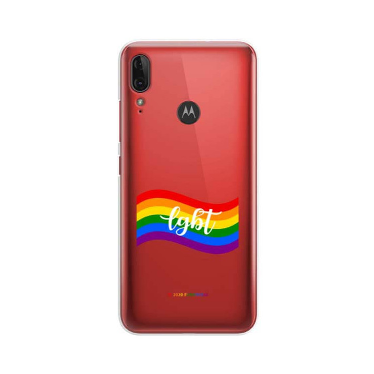 Etui Motorola MOTO E6 PLUS, Etui LGBT Wzory 2020-1 Wielokolorowy - FunnyCase