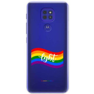 ETUI CLEAR NA TELEFON MOTOROLA MOTO G9 / G9 PLAY LGBT-2020-1-105