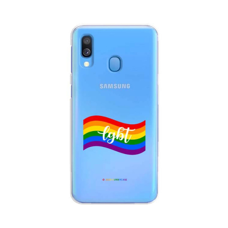 Etui Samsung GALAXY A40, Etui LGBT Wzory 2020-1 Wielokolorowy - FunnyCase