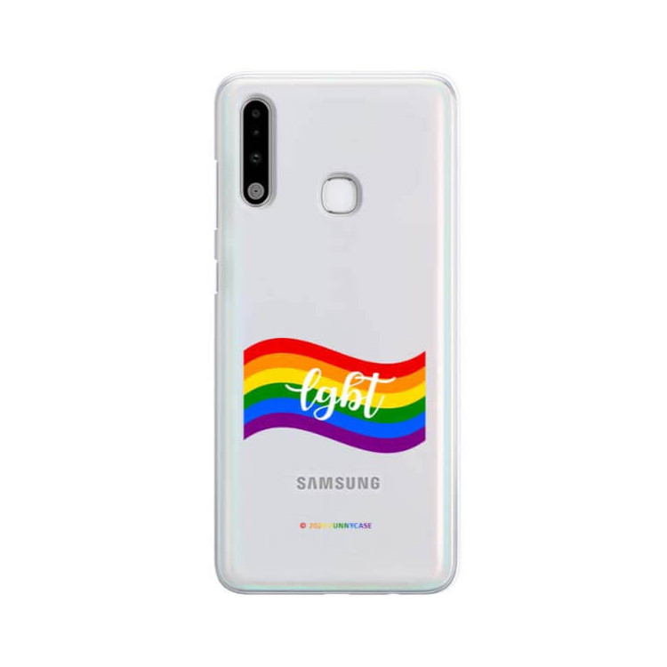 ETUI CLEAR NA TELEFON SAMSUNG GALAXY A70E LGBT-2020-1-105