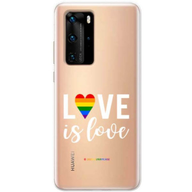 Etui Huawei P40 PRO, Etui LGBT Wzory 2020-1 Wielokolorowy - FunnyCase