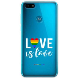 Etui Motorola MOTO E6 PLAY, Etui LGBT Wzory 2020-1 Wielokolorowy - FunnyCase