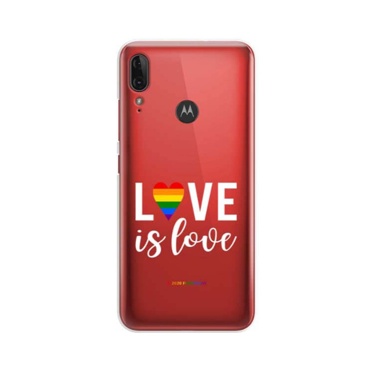 Etui Motorola MOTO E6 PLUS, Etui LGBT Wzory 2020-1 Wielokolorowy - FunnyCase