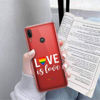 Etui Motorola MOTO E6 PLUS, Etui LGBT Wzory 2020-1 Wielokolorowy - FunnyCase