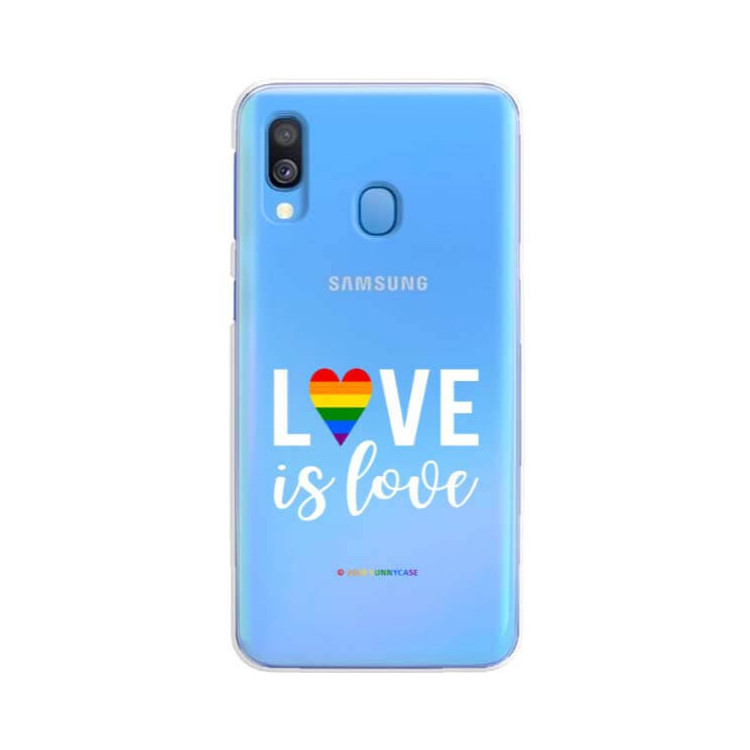 Etui Samsung GALAXY A40, Etui LGBT Wzory 2020-1 Wielokolorowy - FunnyCase