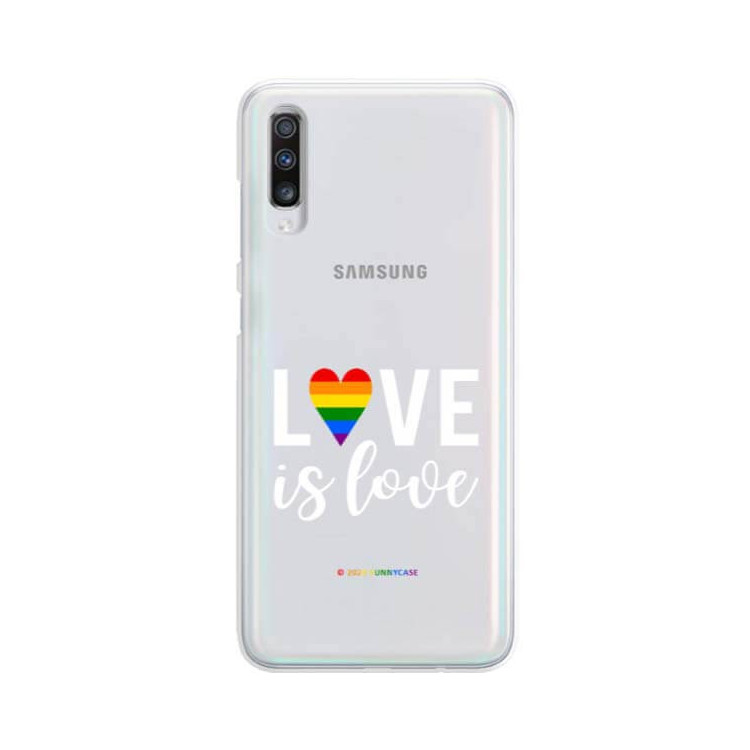 Etui Samsung GALAXY A70, Etui LGBT Wzory 2020-1 Wielokolorowy - FunnyCase