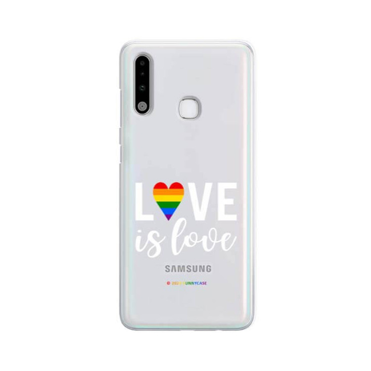 Etui Samsung GALAXY A70E, Etui LGBT Wzory 2020-1 Wielokolorowy - FunnyCase