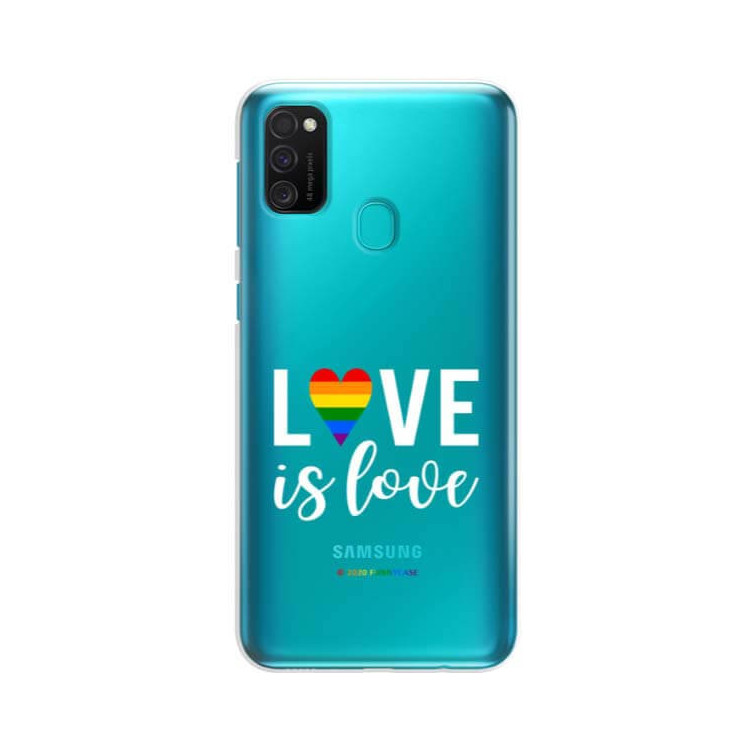 Etui Samsung GALAXY M21, Etui LGBT Wzory 2020-1 Wielokolorowy - FunnyCase