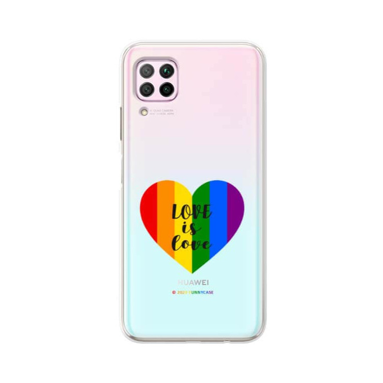 Etui Huawei P40 LITE, Etui LGBT Wzory 2020-1 Wielokolorowy - FunnyCase