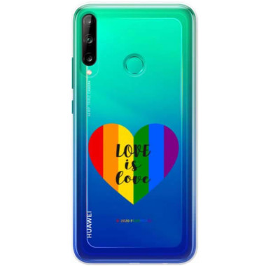 Etui Huawei P40 LITE E / Y7P, Etui LGBT Wzory 2020-1 Wielokolorowy - FunnyCase