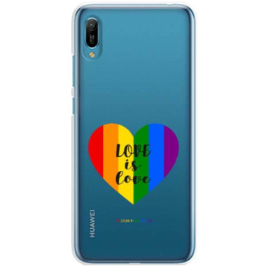 Etui Huawei Y6 2019, Etui LGBT Wzory 2020-1 Wielokolorowy - FunnyCase