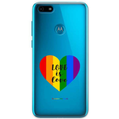 Etui Motorola MOTO E6 PLAY, Etui LGBT Wzory 2020-1 Wielokolorowy - FunnyCase