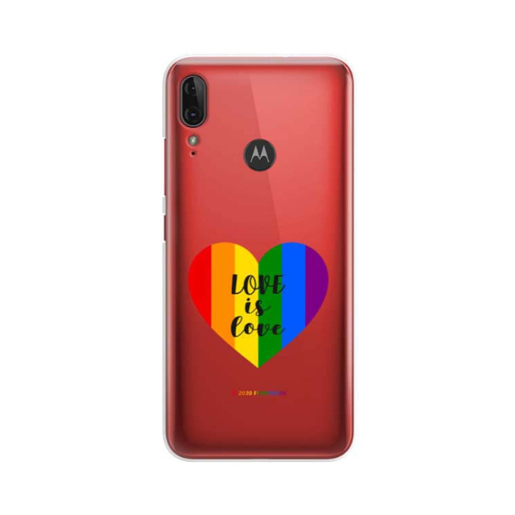 Etui Motorola MOTO E6 PLUS, Etui LGBT Wzory 2020-1 Wielokolorowy - FunnyCase