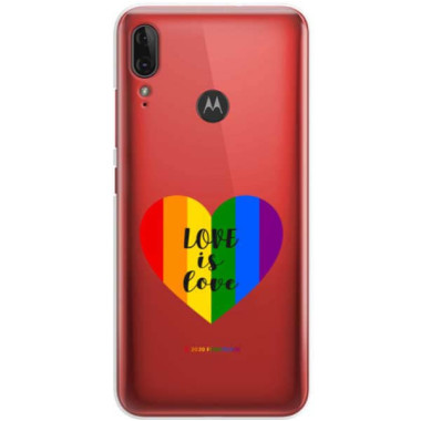 Etui Motorola MOTO E6 PLUS, Etui LGBT Wzory 2020-1 Wielokolorowy - FunnyCase