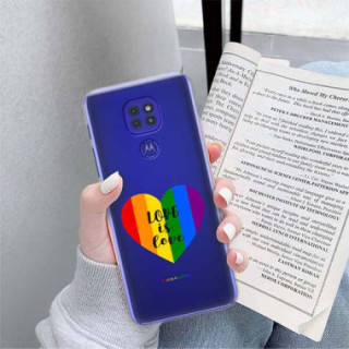 ETUI CLEAR NA TELEFON MOTOROLA MOTO G9 / G9 PLAY LGBT-2020-1-107