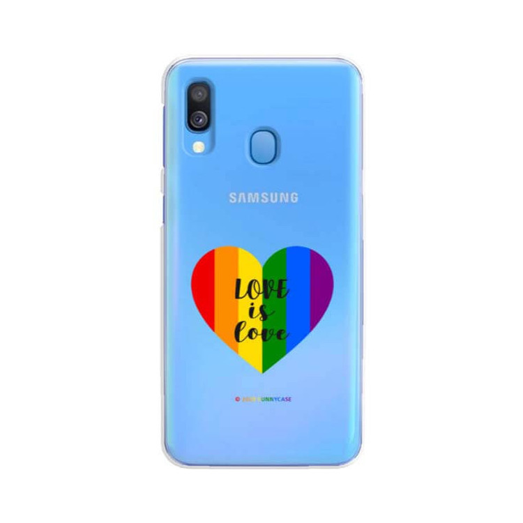 Etui Samsung GALAXY A40, Etui LGBT Wzory 2020-1 Wielokolorowy - FunnyCase