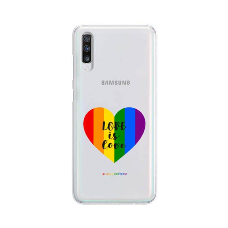 Etui Samsung GALAXY A70, Etui LGBT Wzory 2020-1 Wielokolorowy - FunnyCase