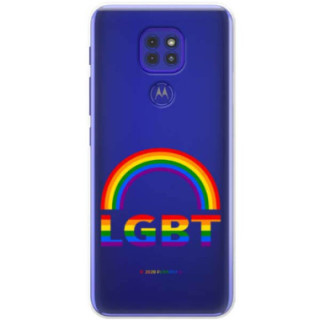 ETUI CLEAR NA TELEFON MOTOROLA MOTO G9 / G9 PLAY LGBT-2020-1-104