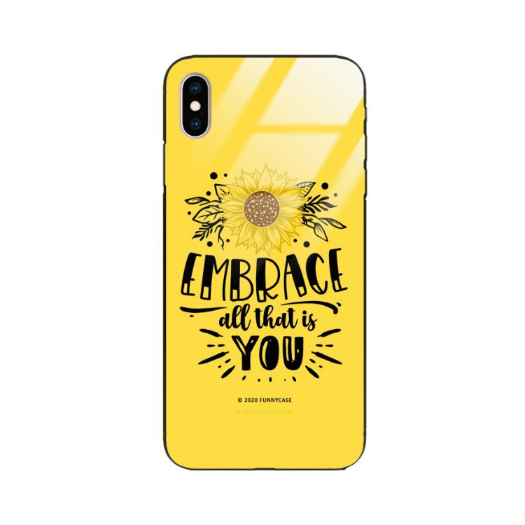 Etui Apple IPHONE XS MAX, ST_SUNFLOWERS-2020-1-100 Wzory - FunnyCase