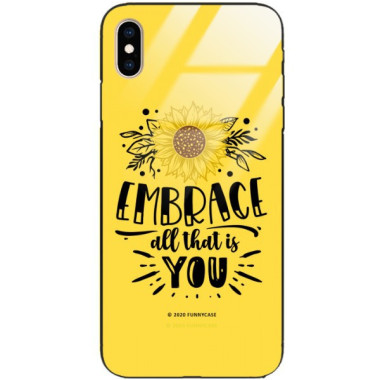 Etui Apple IPHONE XS MAX, ST_SUNFLOWERS-2020-1-100 Wzory - FunnyCase