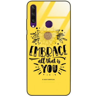 Etui Huawei Y6P, ST_SUNFLOWERS-2020-1-100 Wzory - FunnyCase