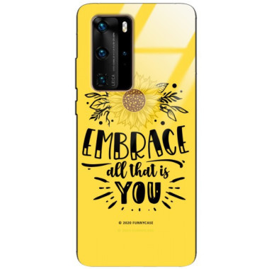 ETUI BLACK CASE GLASS NA TELEFON HUAWEI P40 PRO ST_SUNFLOWERS-2020-1-100