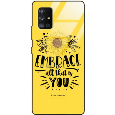 ETUI BLACK CASE GLASS NA TELEFON SAMSUNG GALAXY A71 5G ST_SUNFLOWERS-2020-1-100