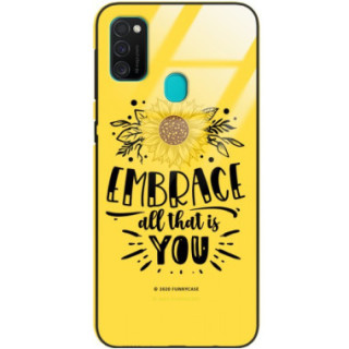 Etui Samsung GALAXY M21, ST_SUNFLOWERS-2020-1-100 Wzory - FunnyCase