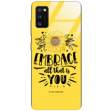 Etui Samsung GALAXY A41, ST_SUNFLOWERS-2020-1-100 Wzory - FunnyCase