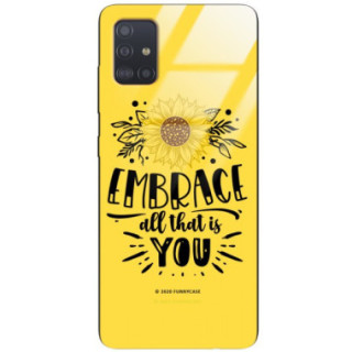 Etui Samsung GALAXY A51, ST_SUNFLOWERS-2020-1-100 Wzory - FunnyCase