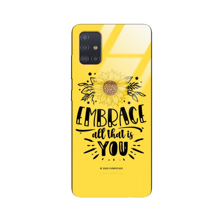 Etui Samsung GALAXY A51, ST_SUNFLOWERS-2020-1-100 Wzory - FunnyCase