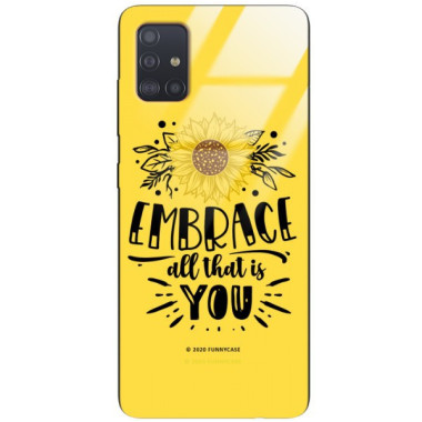 Etui Samsung GALAXY A51, ST_SUNFLOWERS-2020-1-100 Wzory - FunnyCase