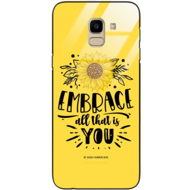 Etui Samsung GALAXY J6 2018, ST_SUNFLOWERS-2020-1-100 Wzory - FunnyCase