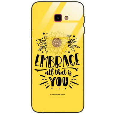 Etui Samsung GALAXY J4 PLUS 2018, ST_SUNFLOWERS-2020-1-100 Wzory - FunnyCase
