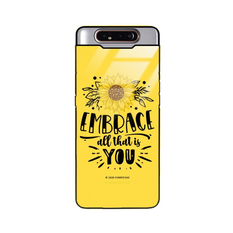 Etui Samsung GALAXY A80, ST_SUNFLOWERS-2020-1-100 Wzory - FunnyCase