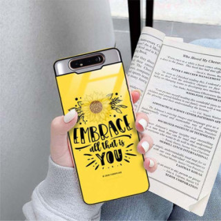 Etui Samsung GALAXY A80, ST_SUNFLOWERS-2020-1-100 Wzory - FunnyCase