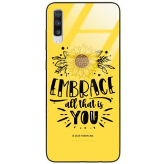 Etui Samsung GALAXY A70, ST_SUNFLOWERS-2020-1-100 Wzory - FunnyCase